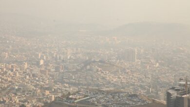 تصویر از آلودگی هوای تهران برای سومین هفته متوالی