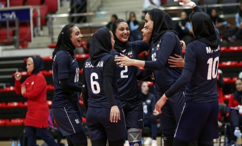 تصویر از تاریخ‌سازی زنان والیبالیست ایران؛ طلسم ۵۶ ساله شکست